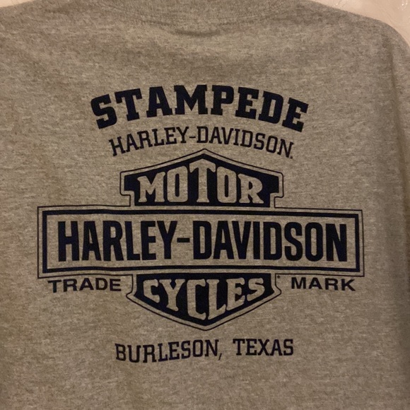Stampede Harley Davidson Motorcycle Burleson, TX Shirt Size Mens XL 🔥 - Picture 6 of 6